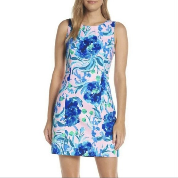 Lilly Pulitzer Mila Stretch Shift Dress - Picture 1 of 8